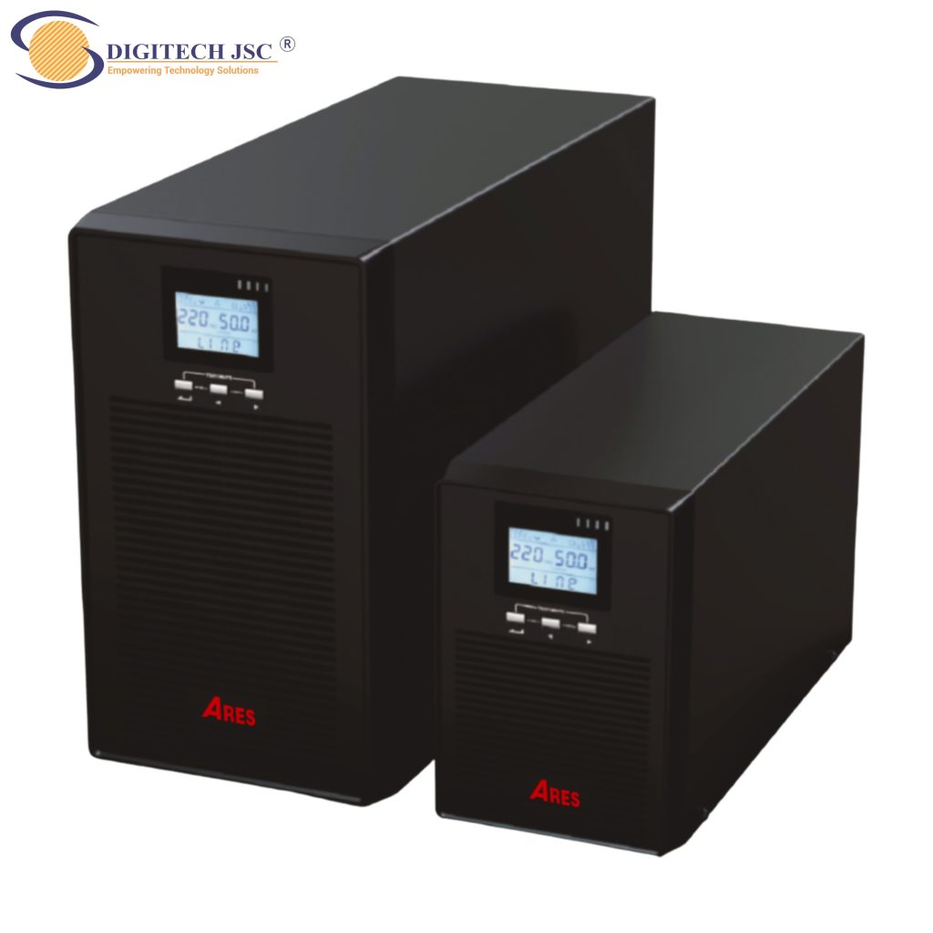 Bộ Lưu Điện UPS ARES AR901PH 1KVA/900W có đầy đủ CO, CQ.