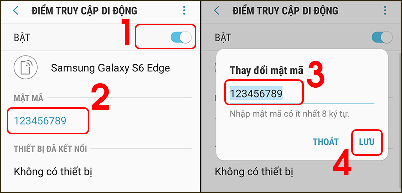 Cách chia sẻ 4G trên điện thoại di động 1