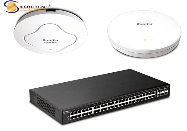Digitech phân phối Thiết bị mạng DrayTek