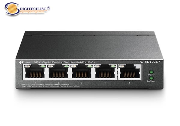 TP‑Link TL‑SG1005P – 4 port PoE