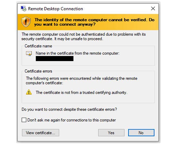 Cách kết nối máy tính với máy chủ bằng Remote Desktop RDP