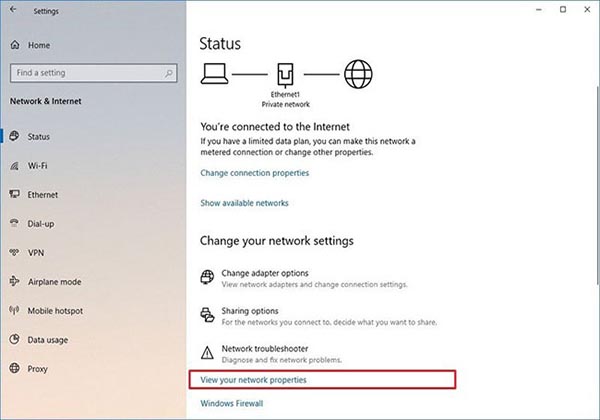 Cách kiểm tra card mạng trên window 10