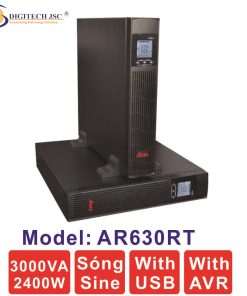 BỘ LƯU ĐIỆN UPS AR630RT DẠNG RACK có đầy đủ CO, CQ