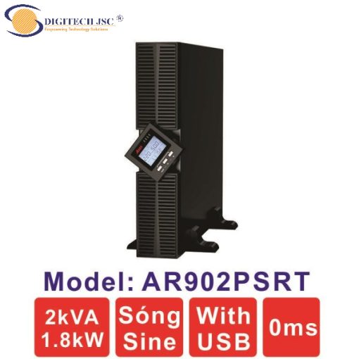 Bộ Lưu Điện UPS ARES AR902PSRT (With USB) có đầy đủ CO, CQ.