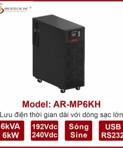 Bộ lưu điện UPS ARES AR-MP6KH 6KVA/6KW ONLINE bình ngoài